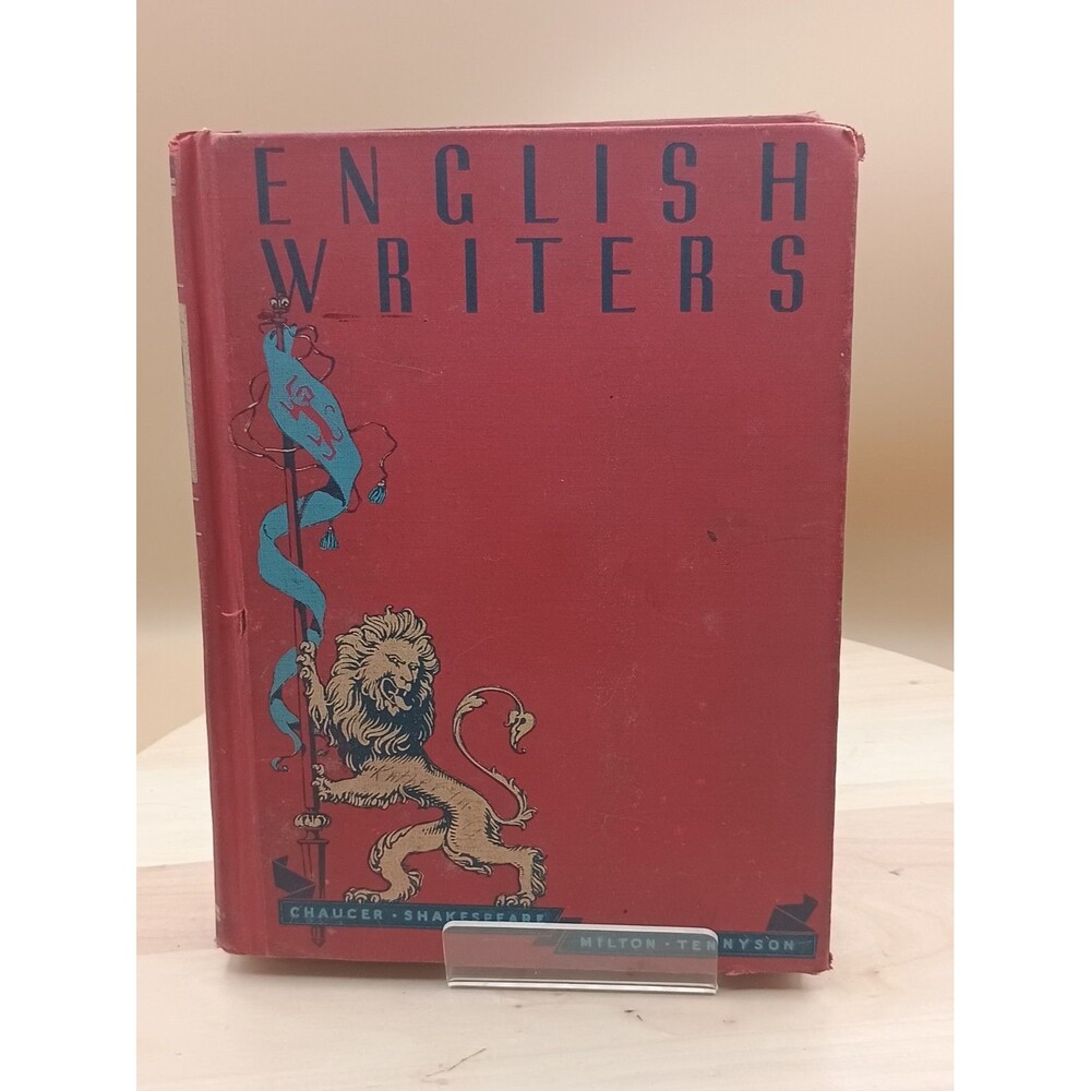 1945 ENGLISH WRITERS REVISED EDITION Hard Cover Book By Cross Smith Stauffer
